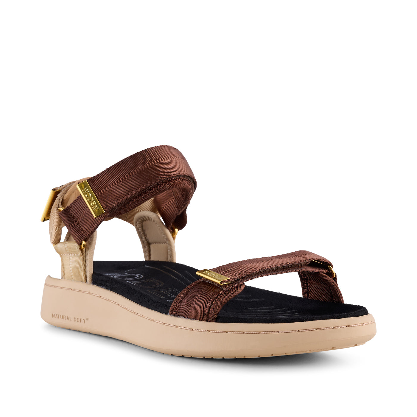 WODEN Line Sandals 811 Brown Multi