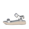 WODEN Line Metallic Sandals 039 Silver