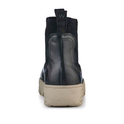 WODEN Lucy Track Leather Boots 020 Black