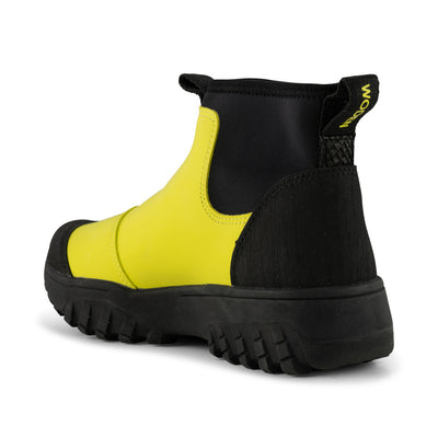 WODEN Magda Low Waterproof Rubber Boots 601 Neon Yellow