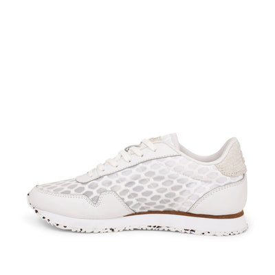 WODEN Nora III Mesh Leather Sneakers 300 Bright White