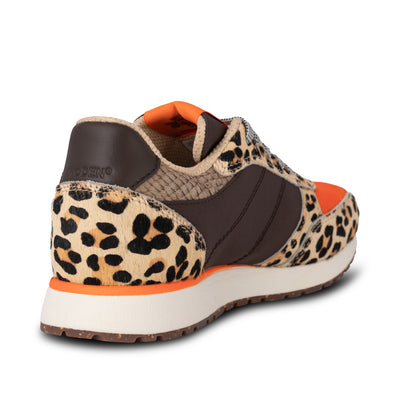 WODEN Ronja Cowhair Sneakers 207 Leopard/Tiger
