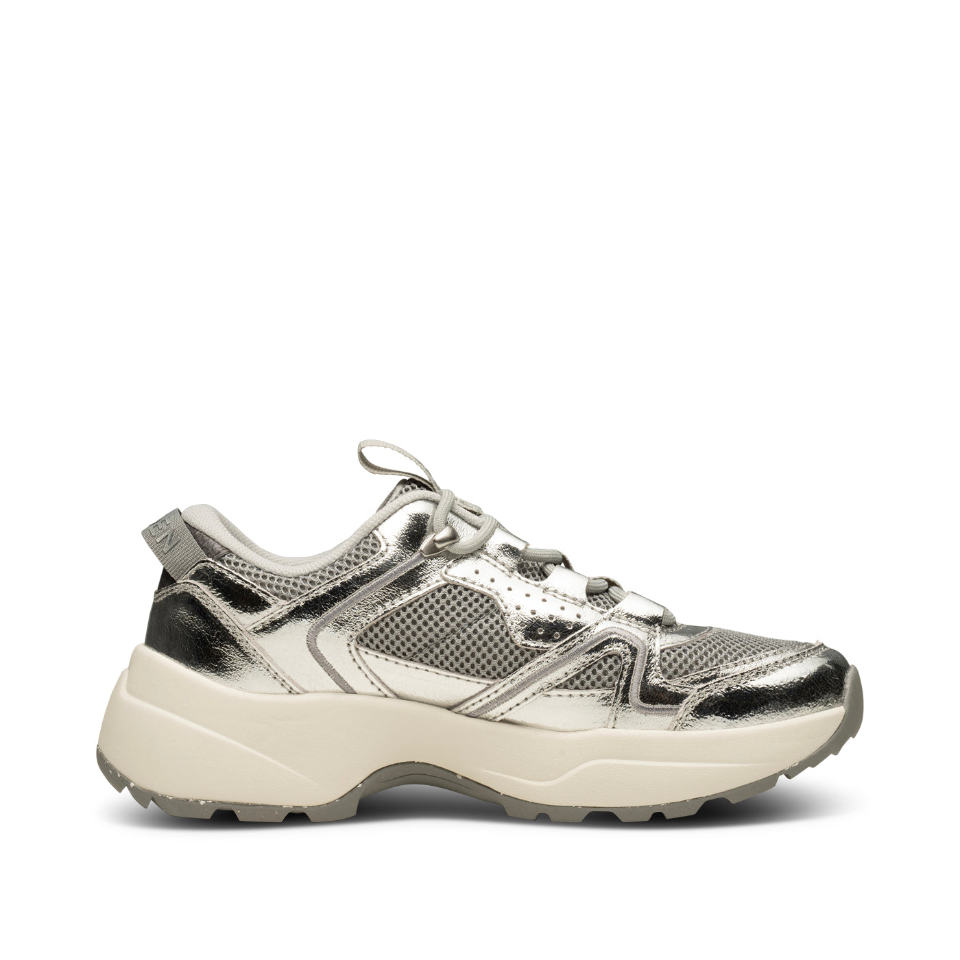 WODEN Sif Metallic Sneakers 040 Autumn Grey