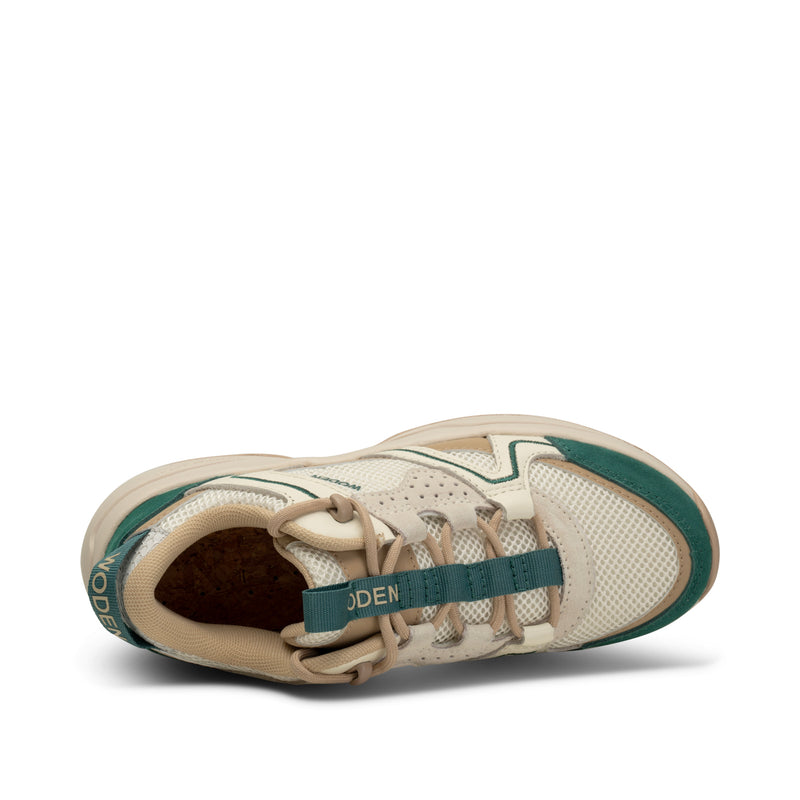 WODEN Sif Reflective Sneakers 943 Whisper White/Botanical