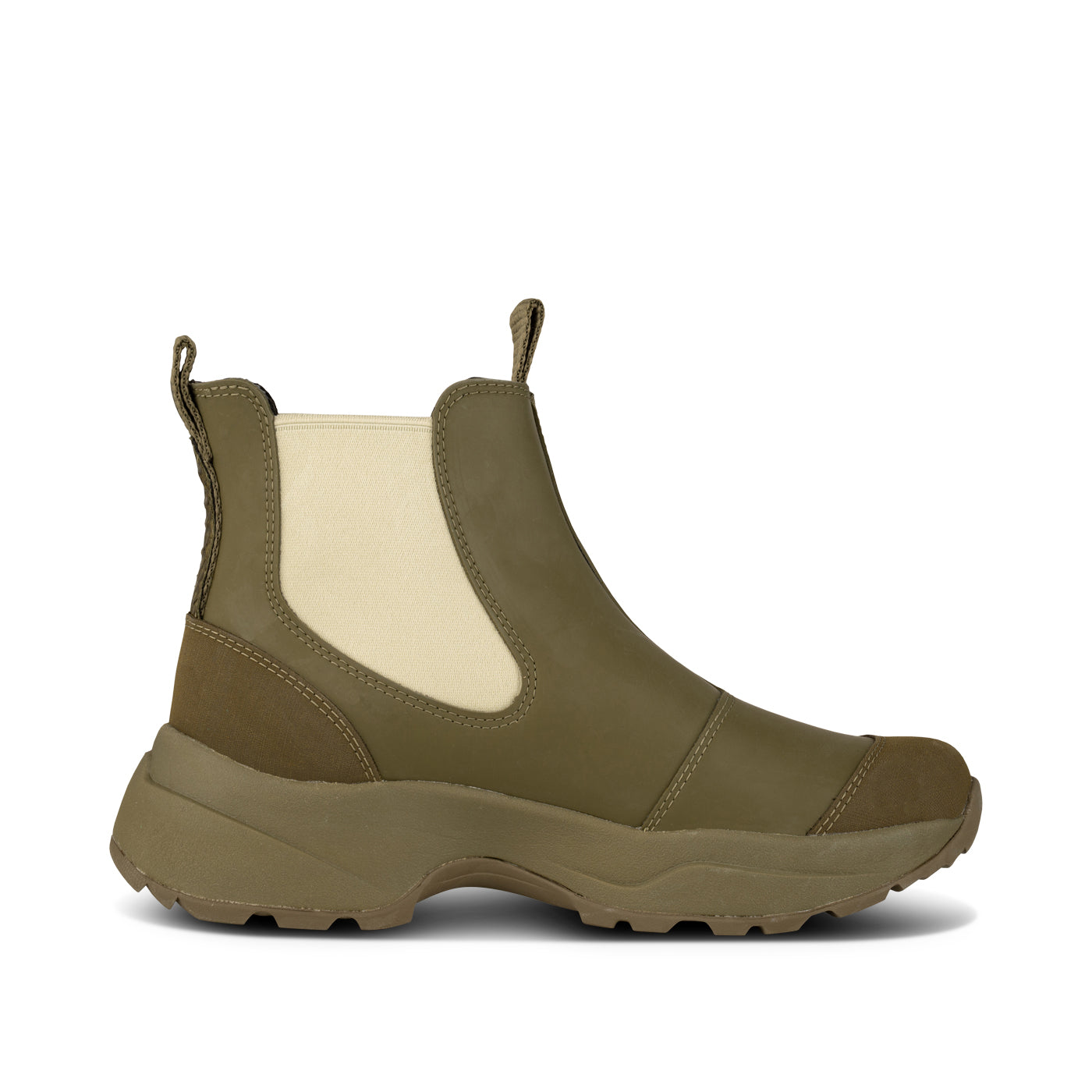 WODEN Siri Waterproof Rubber Boots 202 Dark Olive/Alfalfa