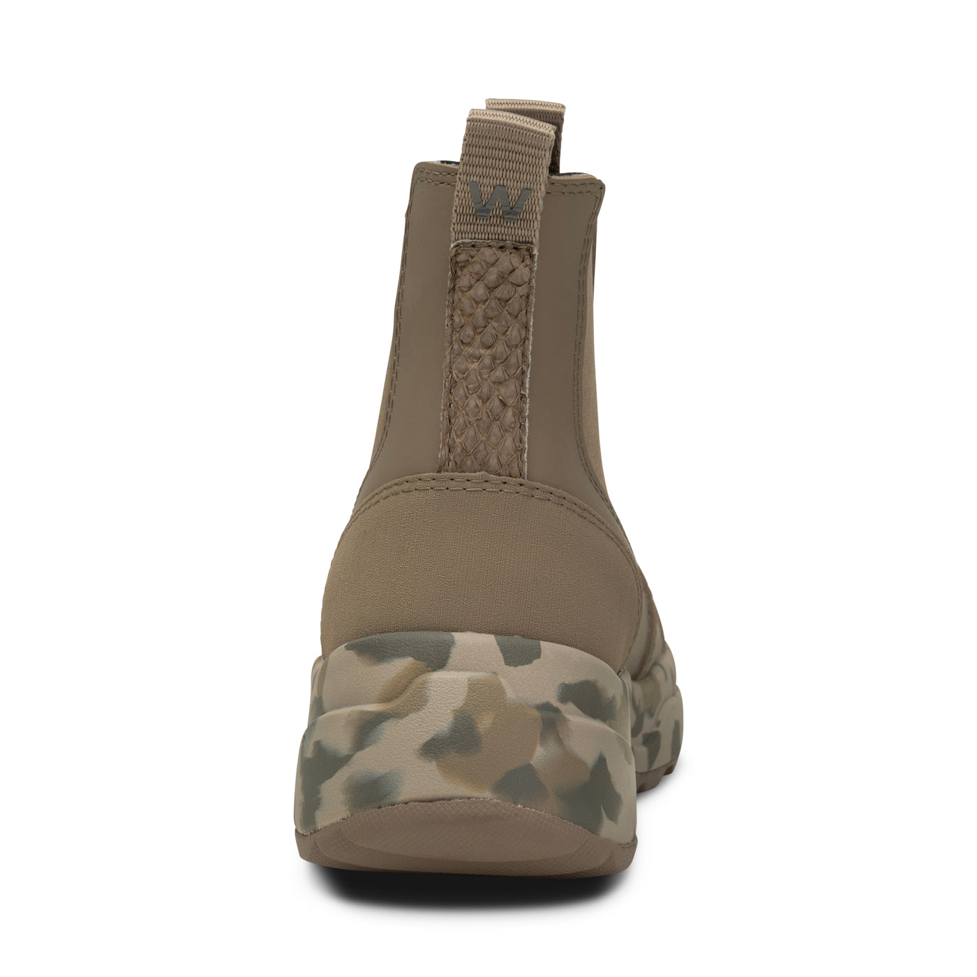WODEN Siri Waterproof Rubber Boots 957 Silver Mink/Camouflage