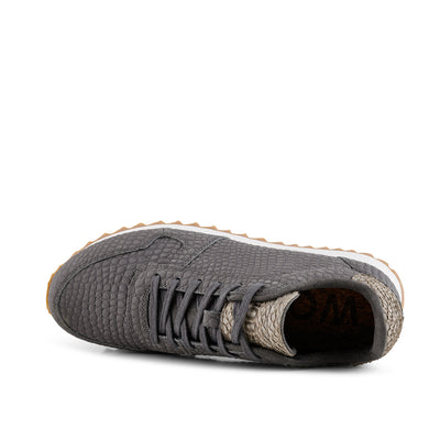 WODEN Ydun Croco II Sneakers 051 Dark Grey