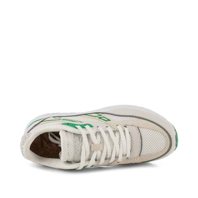 WODEN Hailey Tech Mesh Sneakers 879 White/Basil