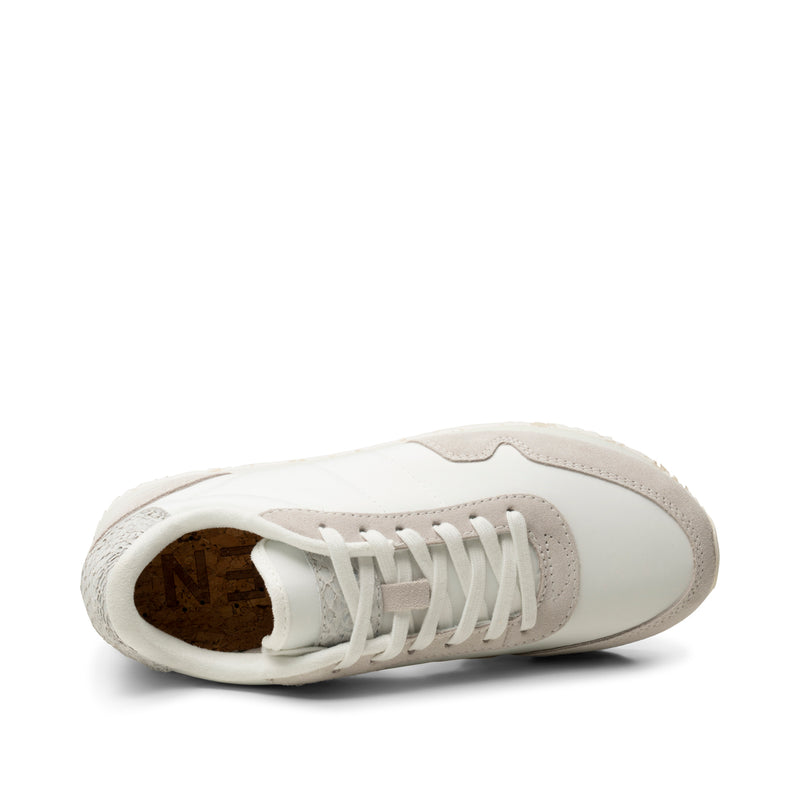WODEN Nora III Leather Sneakers 511 Blanc de Blanc