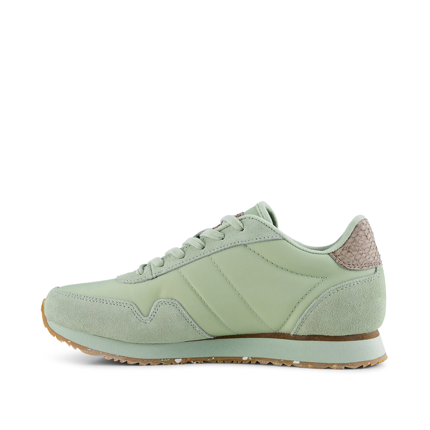 WODEN Nora III Leather Sneakers 803 Green Lily